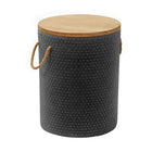Zuo Beban Side Table - Natural/Black-Colour: Natural/Black