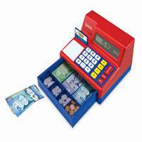 Learning Resources Pretend & Play Teaching Cash Register - CDN Currency - 73 Piece Set - Ages 3+-Math Learning Toy