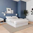 Nexera Valere Platform Bed - Queen Size - White-Easy Assembly Instructions: Enjoy a hassle-free setup with clear assembly documents provided. Our user-friendly instructions guide you through each step, making assembly a breeze