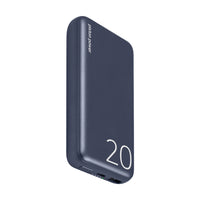 LOGiiX Piston Power 20000 mAh Aluminium Power Bank - Midnight Blue-Compact and stylish aluminium 20,000 mAh power bank with USB Power Delivery