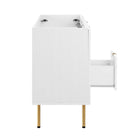 Modway Chaucer 48" Bathroom Vanity Cabinet - White-Sink Basin And Fixtures Not Included