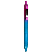 Zebra Z-Grip Retractable Ballpoint Pen - 1. mm - Black - Assorted-Fashionable barrels