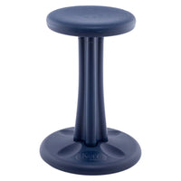 FDMT Kore Wobble Stool - 18.75" H - Dark Blue-The Kore Wobble Chair is infused with Smart Plastic, an anti-microbial agent that inhibits germs from growing on the stool's plastic surface.