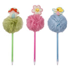 Pep Rally Pom Pom Ballpoint Pen - 0.7 mm - Secret Garden-Ballpoint pen with a fluffy pom pom for added fun