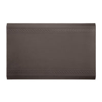 WeatherTech ComfortMat Connect Modular Anti-fatigue Middle Mat - Bordered - Cocoa-Each Middle Piece is also 3 feet long (0.91 m). Snap them between End or Corner Pieces.