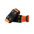 Impacto Midcleat B Non-Sparking Versatile Design Ice Cleats - One Size - Black with Orange Straps - 1 Pair-Fits in the middle of the shoe to prevent slips and falls in icy and wet conditions