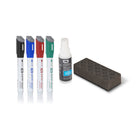Quartet DryGuard Dry Erase Marker Kit - 4 Chisel Tip Whiteboard Markers - Assorted Colours - 1 Cleaning Spray - 1 Whiteboard Eraser - 6 Piece Set-Dryguard ink protection:Quartet markers are long-lasting. If left uncapped, DryGuard ink helps the marker recover when recapped for 24 hours
