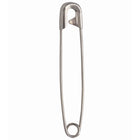 Safecross 5.1cm Safety Pins - Size 3 - 144 Pack-Nickel plated size 3 safety pins