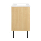 Modway Chaucer 30" Bathroom Vanity - Oak/White-9