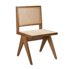 Plata Imports William Cane Armless Chair-Backrest with cane details
