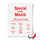 Royal Brites White Dry-Erase Poster Board - 22" x 28"-Non-ghosting surface