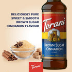 Torani Brown Sugar Cinnamon Syrup - 750 mL - 4 Pack-Gluten free and Kosher certified