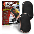 Handy Heater Instant Heat Portable Electric Handwarmers - 2 Pack-Cordless rechargeable design: built-in battery heats up in seconds for portable warmth without messy cords