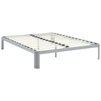 Modway Corinne Full Bed Frame - Grey-Modern Platform Bed Frame