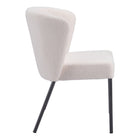 Zuo Aimee Dining Chair - Cream - Set of 2-3 year limited warranty