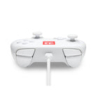 PowerA Advantage Wired Controller for Nintendo Switch 2 with Lumectra - White-Lightweight and Comfortable: Game for hours with a controller that feels great in your hands, thanks to cutting-edge ergonomics and top-of-the-line materials