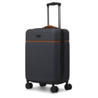 Bugatti Cannes 18.5" Hardside Carry-on Luggage - Black-Made of lightweight and resistant ABS/PC with Pu trims