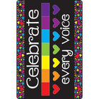 Ashley Productions Smart Poly Computer Mouse Pad - Celebrate Every Voice - 10 Pack-Make your desk a place of encouragement and productivity - order your positive saying mouse pad today!