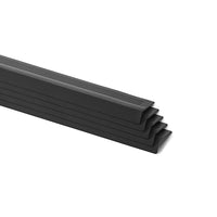 WeatherTech StairEdge Anti-Slip Stair Tread Edge Cover - 35.5" - Black - 5 Pack-StairEdge is ideal for indoor wood, tile, stone, concrete or metal staircases, whether residential or commercial.