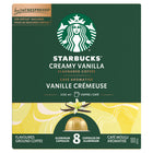 Starbucks by Nespresso Coffee Capsules - Creamy Vanilla - 8 Pack-Each sleeve contains 8 recyclable aluminium coffee capsules