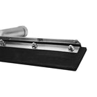 Globe Commercial Assembled 24" Straight Squeegee with 54" Wood Handle-Blades secured with rust resistant screws
