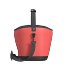 RovR KeepR Beverage Tote Caddy with Ice Bucket and Shoulder Strap - Coral-Comfortably holds up to 6 bottles of wine or spirits