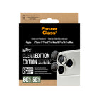PanzerGlass Camera Lens Protector Hoops for iPhone 17 Pro/17 Pro Max - Clear-Applicator to ensure easy installation, silicon adhesive around Hoops