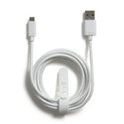 NXT Technologies 6 Ft. Braided USB-A to Micro-USB Cable - White-USB-A to Micro-USB