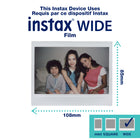 Fujifilm Instax Wide Evo Hybrid Instant Camera-Selfie Mirror