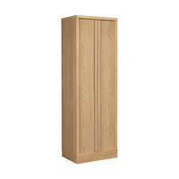 Sauder Merton Hall Storage Cabinet - Harmony Ash-Multi-room storage: This functional cabinet can meet your storage needs in a variety of rooms – living room, kitchen, office, or laundry/utility