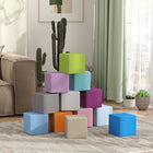 Soozier Toddlers Soft Play Foam Blocks 12-Piece Set  - Light Colours-Designed to let infants and toddlers climb, crawl, explore and slide 