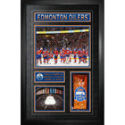 Edmonton Oilers Collage Frame Final Game at Rexall Place - Framed Print - 23" x 35"-Premium print framed