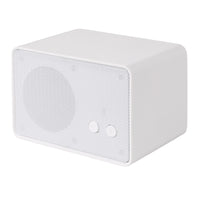 Basic Tech Wireless Portable Speaker - White-Portable wireless speaker