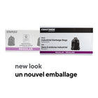 Coastwide Professional Garbage Bags - Utility - 20" W x 22" L - Black - 500 Pack-Colour: Black