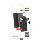 LBT 2-in-1 Switch Wallet folio Case for iPhone 17 - Black-Designed with both style and function in mind