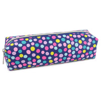 Fashion Stationery Dotty Spots Pencil Case - 8.27" L x 2.17" W x 2.17" H - Multicolour-Ideal for holding pens, pencils and small accessories