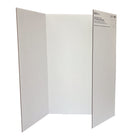 Royal Brites Tri-Fold Display Board - 2 Ply - 36" H x 48" W - White-Perfect for science fair projects, business presentations and more.