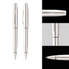 A.T. Cross Coventry Polished Chrome Ballpoint Pen - Medium - Black Ink-4