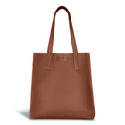 Champs Onyx Leather Vertical Tote - Brown-Made of Genuine Cowhide Leather