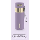 Contigo AutoSeal Insulated Stainless Steel Water Bottle with Carrying Strap - 16 oz (473 ml)-Vacuum-insulated stainless steel: Keeps drinks hot or cold for hours