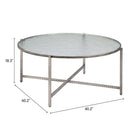 Zuo Vetro Coffee Table - Silver-6