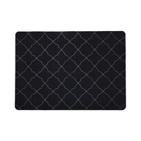 Korhani Studio Wash & Dry Utility Mat - 3' x 4' - Black-Made for everyday use in high-traffic areas such as entryways, mudrooms, garages, and laundry rooms