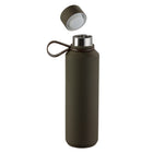 Gry Mattr Soft Touch Water bottle - Khaki-Soft-touch exterior with matching silicone handle