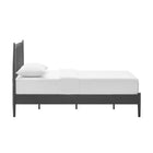 Modway Adair Spindle Metal Twin Platform Bed - Charcoal-Center Support Legs