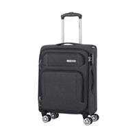 Samsonite ZoomR 360 Spinner Carry-On Luggage - 21.5" - Grey-Constructed of durable 100% polyester fabric
