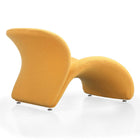 Manhattan Comfort Rosebud 30.3" Modern Wool Blend Upholstered Accent Chair - Yellow-Weight Capacity: 300 Lbs. Seat Height: 13 inches. Lounge Leg Length: 23.2 inches