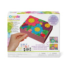 Crayola Creations Model Magic Sculpted Jewelry Box-WHAT'S INCLUDED: This kit includes 4 packs of Model Magic (70 g total), jewelry box, 75 adhesive gems, clay tool, 1 sheet of double-sided adhesive and instructions