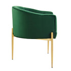 Modway Savour Tufted Performance Velvet Accent Chairs - Emerald - Set of 2-Assembly Required