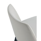 Manhattan Comfort Gansevoort 19" Modern Faux Leather Upholstered Dining Chair - Stone Grey - Set of 2-10