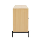 Manhattan Comfort Magnolia 70.9" Modern Sideboard - Natural Oak-Home Assembly Required. All Hardware Included